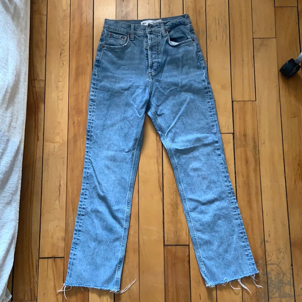 Zara mom jeans